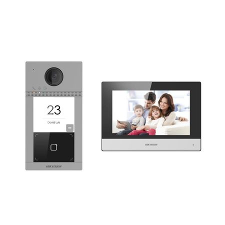 KIT Video Portero Hikvision IP WIFI Frente + Pantalla 7