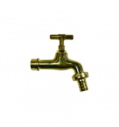 Canilla de bronce 3/4" con cuerito Dubai EVOL1135