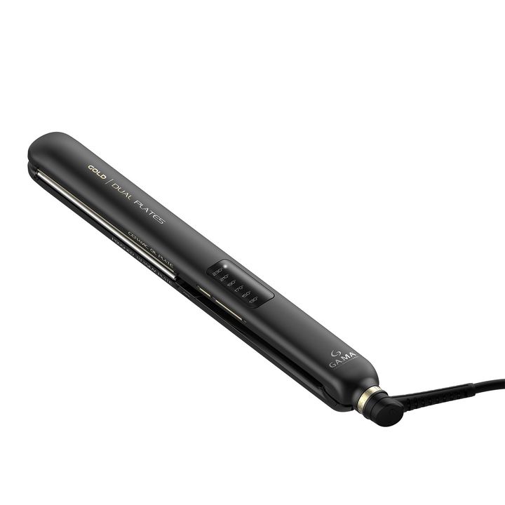 Planchita De Pelo Ga.ma Cp14 Led Digital Dual Plate Gold - Vista 4