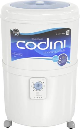 Lavarropas Semiautomatico Codini Silent 4051 10Kg 6p