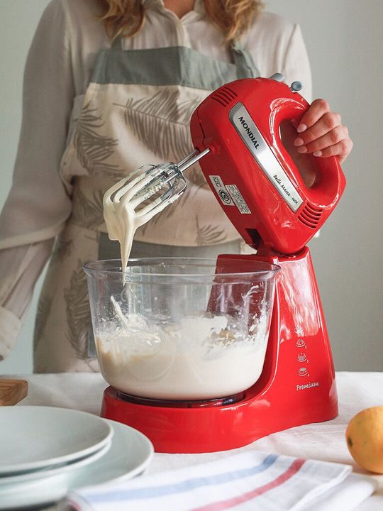 Batidora Planetaria Bella Massa Inox Red | 1200W Profesional para amasado y batido - Vista 3