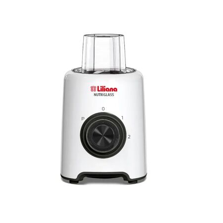 Licuadora Liliana Nutriglass 850w Jarra de Vidrio Blanca AL455