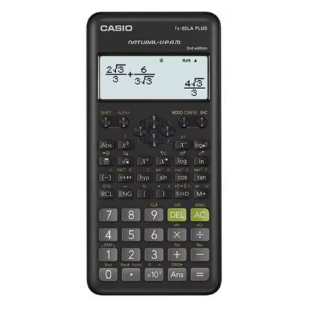 Calculadora Cientifica 252 Funciones Color Negro Casio Fx-82la Plus-bk-2