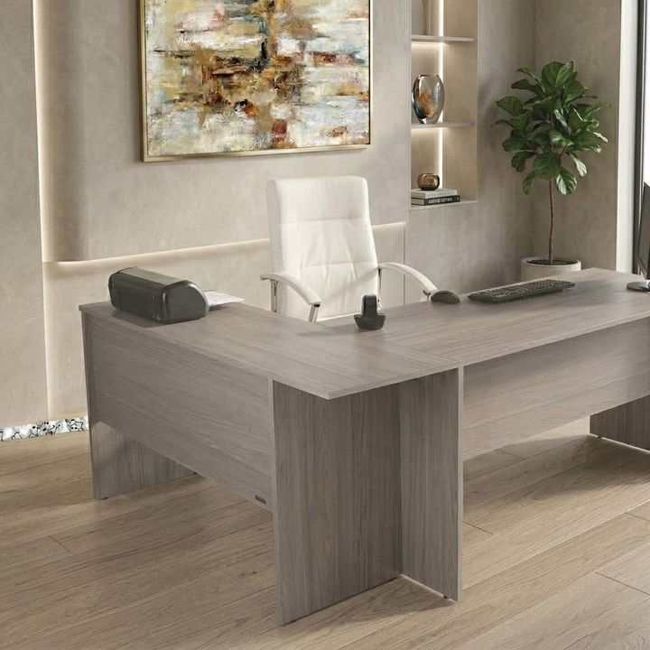 Escritorio Nexo en Esquinero PLATINUM Gris Andino - Vista 1