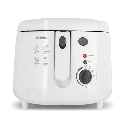 FREIDORA ATMA DF5318P DE ACEITE 1500W - 1800W BLANCA 2.5 LTS - 4608287