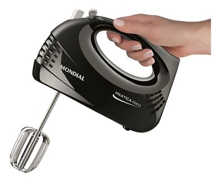 Batidora De Mano Electrica Mondial B-36 Negra - Negro - 50 Hz