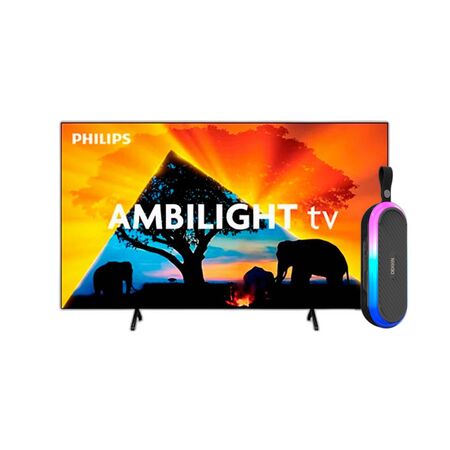 Combo Smart TV Philips 65" OLED 4K Ambilight + Parlante BT Magnético Dekkin