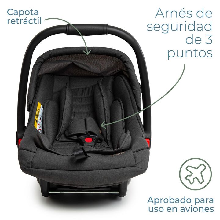 Cochecito Travel System Infanti Romanzo Bronce - Vista 7