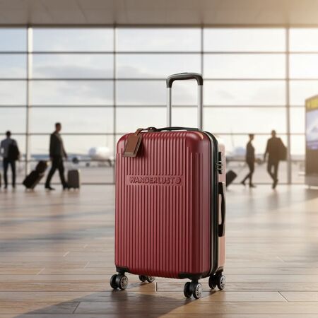 Valija Wanderlust Hard Abs 20 Pulg Expandible Rojo 40464