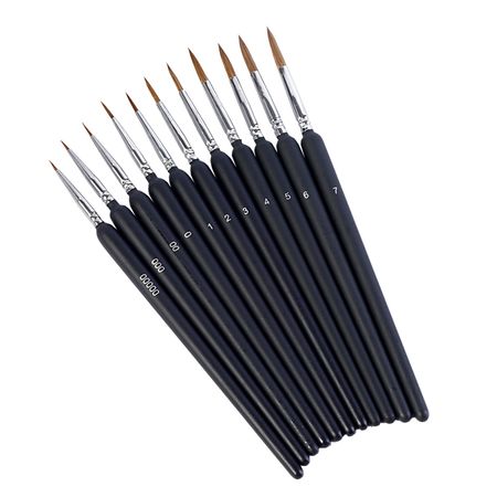 Kit x11 de Pinceles Artísticos Gadnic De Dibujo Acuarela 