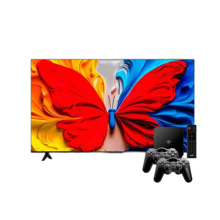 Combo Smart TV TCL QLED 50" FHD + Consola Retro Level Up Retroplay LT