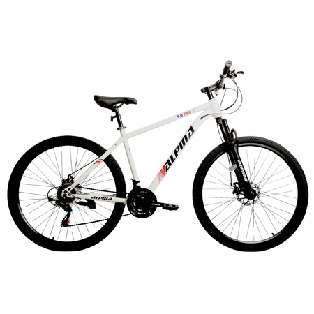 Bicicleta MTB Alpina 1.0 R29 21 Vel Disco Talle M Bla/Neg/Ro