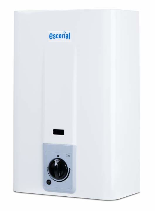 Calefon a gas ESCORIAL CE-14L 14lts GAS NATURAL sin llama piloto clase A - Vista 3