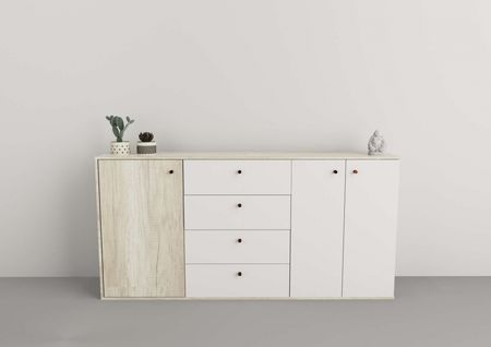 Bahiut 1,75m 3 Puertas|4 Cajones Nevado|everest Tables