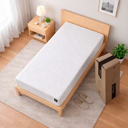 Colchón 1 plaza Rieti by Gadnic Espuma Memory En Caja