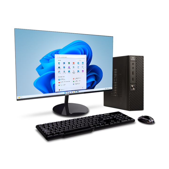 Mini PC Bitsy X6-s3282 Intel I3-12va 8GB Ssd 256GB 23,8" W11 Color Negro EXO - Vista 2