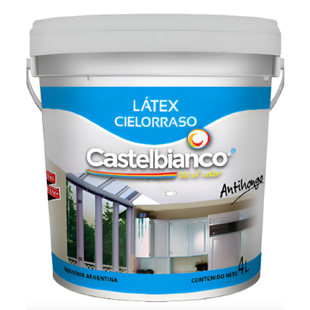 Látex Cielorraso Intercas Blanco 10 L