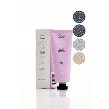 Coony Natural Sleeping Mask | Mascarilla Nocturna Hidratante Natural