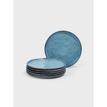 Set 6 platos postres Porto Brasil Bio Avant Garde Stoneware