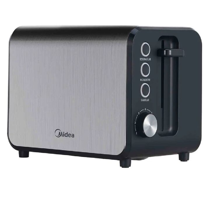 Tostadora Electrica Midea 950W Inox BT-MM2XAR1 - Vista 2