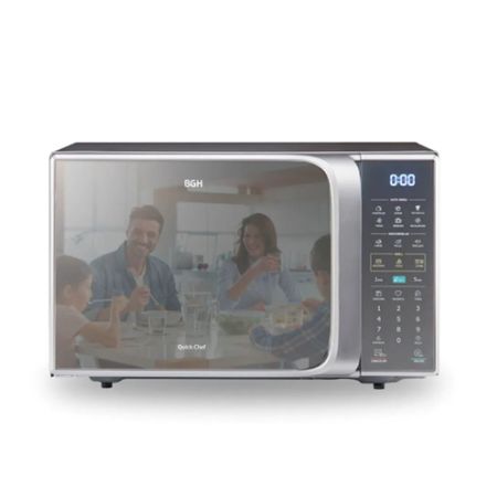 Microondas Digital Bgh 20 Litros Gris B120ds20i
