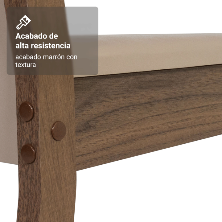 Kit De 4 Sillas De Comedor Madesa - Vista 8