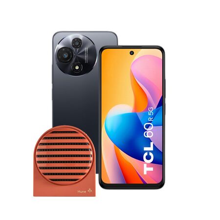 CELULAR TCL 60R 4+128 5G SPACE GRAY + Parlante BT HUNE - Corteza-#COMBO#-