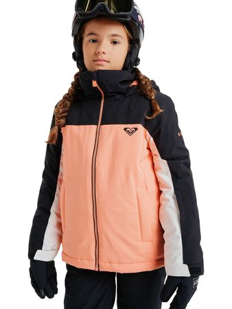 Campera Roxy Snow Galaxy Niños Snow Naranja