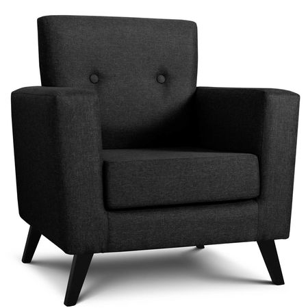 Sillón 1 Cuerpo Escandinavo Enrique Tapizado Aspen Topo Espácity
