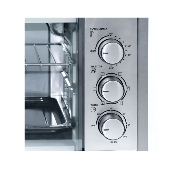 HORNO ELECTRICO PEABODY 30L (C:GRIS PE-HE30S) - Vista 3