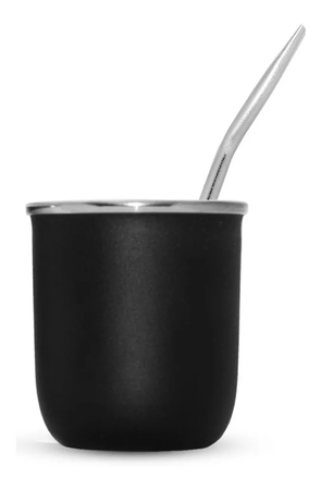 MATE ACERO INOXIDABLE Negro