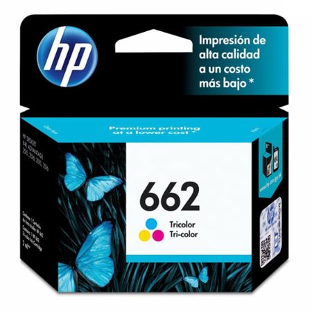 Cartucho HP 662 tri-color