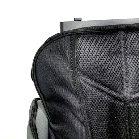 Mochila De Natación Aquon Global 35 Litros Lisas Gris Negro