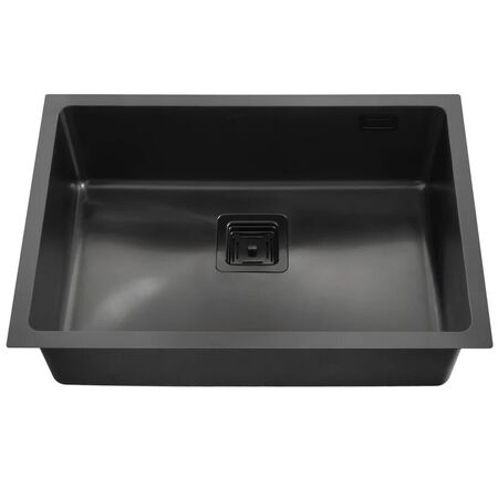 Pileta de Cocina Essentia Simple 660B Grafito Satinado Mi Pileta