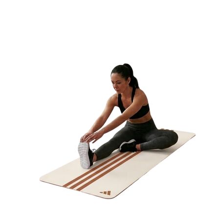 Mat de Yoga Adidas Beige 183x61cm - 10mm ADYG-10210WB