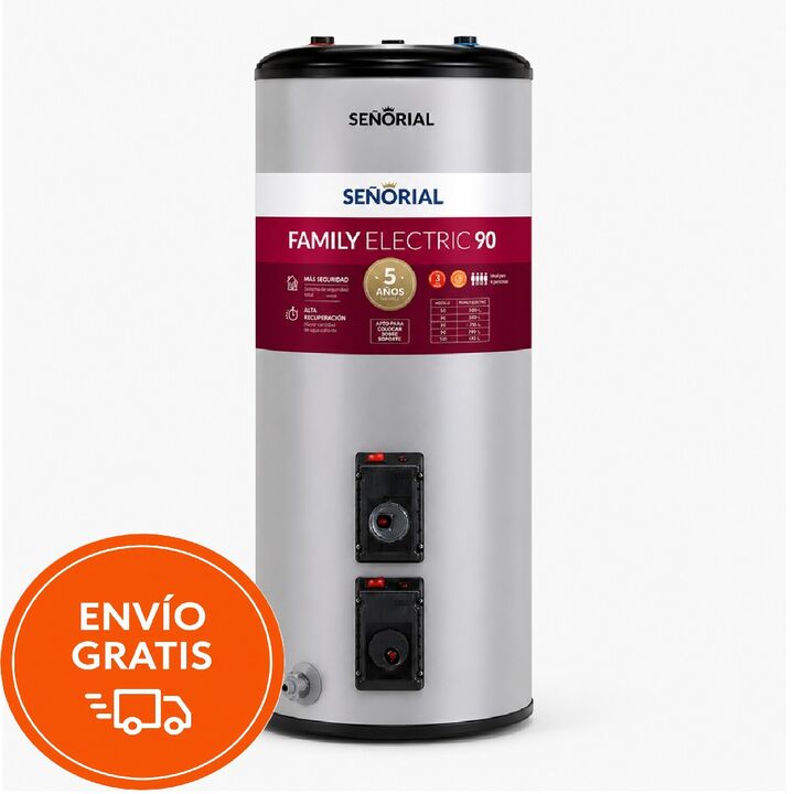 Termotanque Electrico Señorial Family 90L Carga Superior TTS-90 EAR - Vista 6