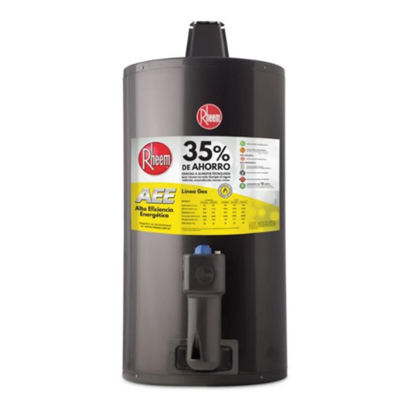 Termotanque Aee Gn Colgar 80 Litros Conexión Inferior Tgnc080rh Gris Rheem