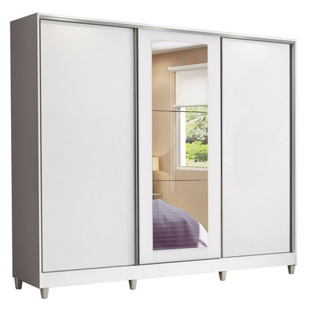 Placard Madesa Eros 100% Mdf 1 espejo puertas corredizas