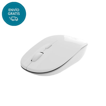 Mouse Klipxtreme Arrow Inalámbrico Delgado de 4 Botones Blanco