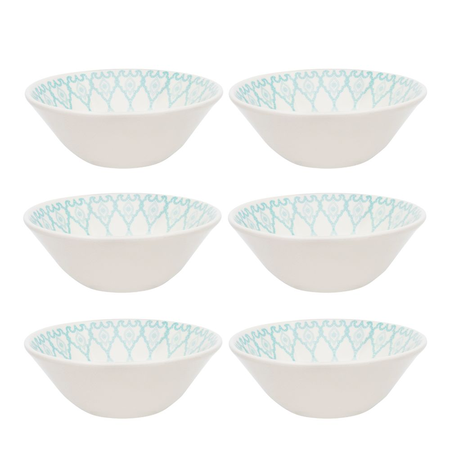 Set X 6 - Bowl Conico Compotera Mandala -Oxford 500Cc Vajilla Cocina