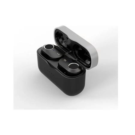 Auricular Daewoo TWS negro y plateado