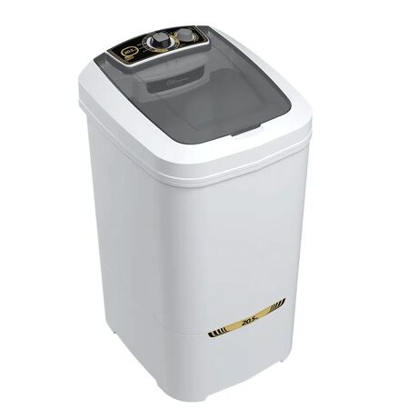 Lavarropas Semiautomático SteelHome 20.5Kg Carga Superior 9 Programas SH-LSA20B