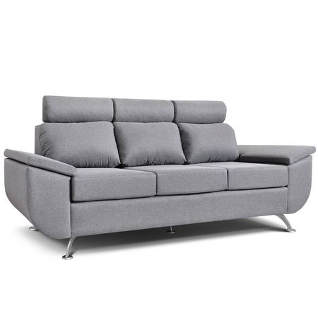 Sillón 3 Cuerpos Berlin Moderno Tapizado Shot Piedra Espácity