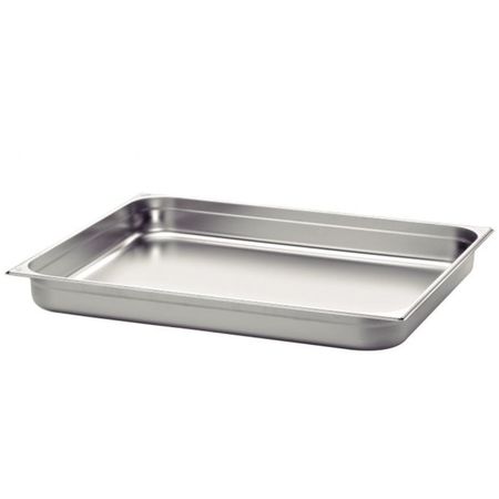Fuenton Bandeja Gastronorm Gn 2/1 65 Mm Tramontina Acero Plateado
