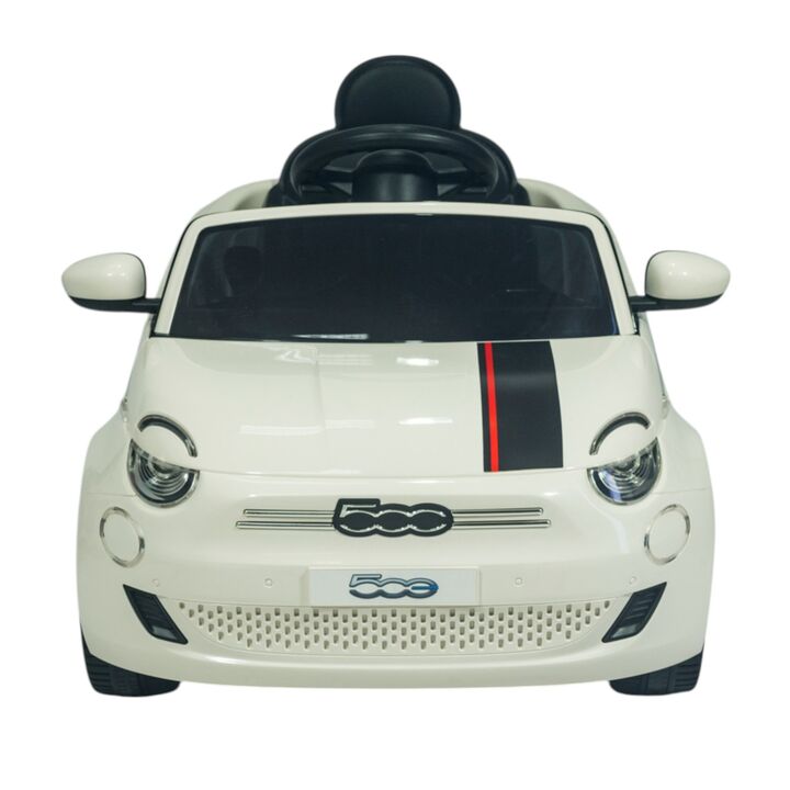 Auto a batería Fiat 500 Infanti Blanco - Vista 2