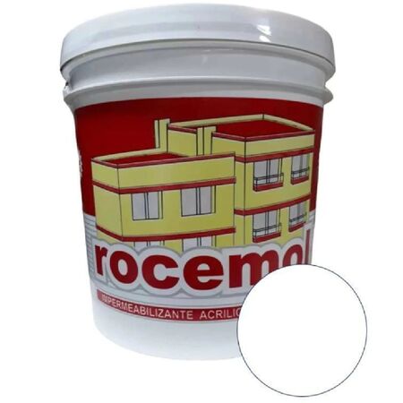 Impermeabilizante Acrilico Rocemol Tradicional Blanco 23Kg