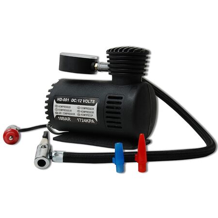 Mini Compresor Negro 12V