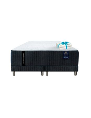 COLCHÓN BROOKLYN + SOMMIER CANAPE PRO SERTA RESORTES 180x200 CON SÁBANAS DE REGALO