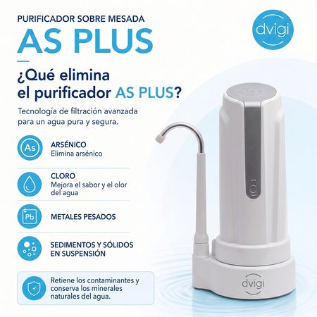 Filtro Purificador de Agua Anti Arsénico DVIGI AS PLUS