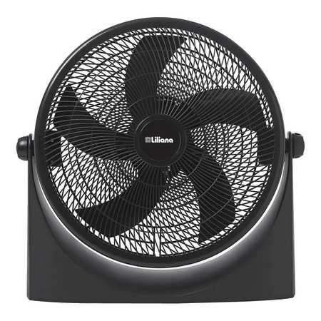Turboventilador Reclinable Liliana VTF20P 3 Velocidades Silencioso Negro Plástico 5